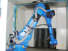 自動ロボット静電粉体塗装ライン